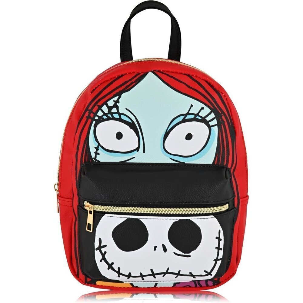 Unisex | Cute PU Leather 10" Jack Skellington Mini Backpack Purse Shoulder Purs